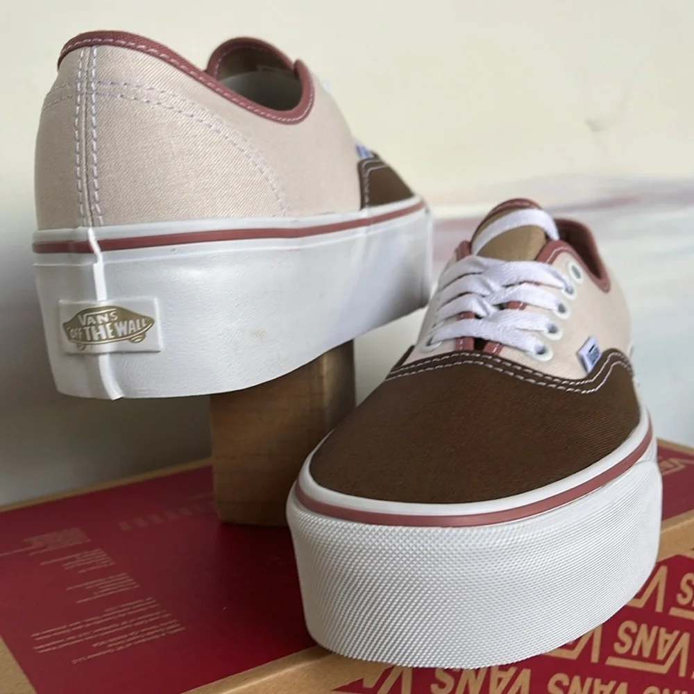 Vans WMNS Authentic Stackform Earthy Blocking Multi Color VN000CN0BMG Platforms
